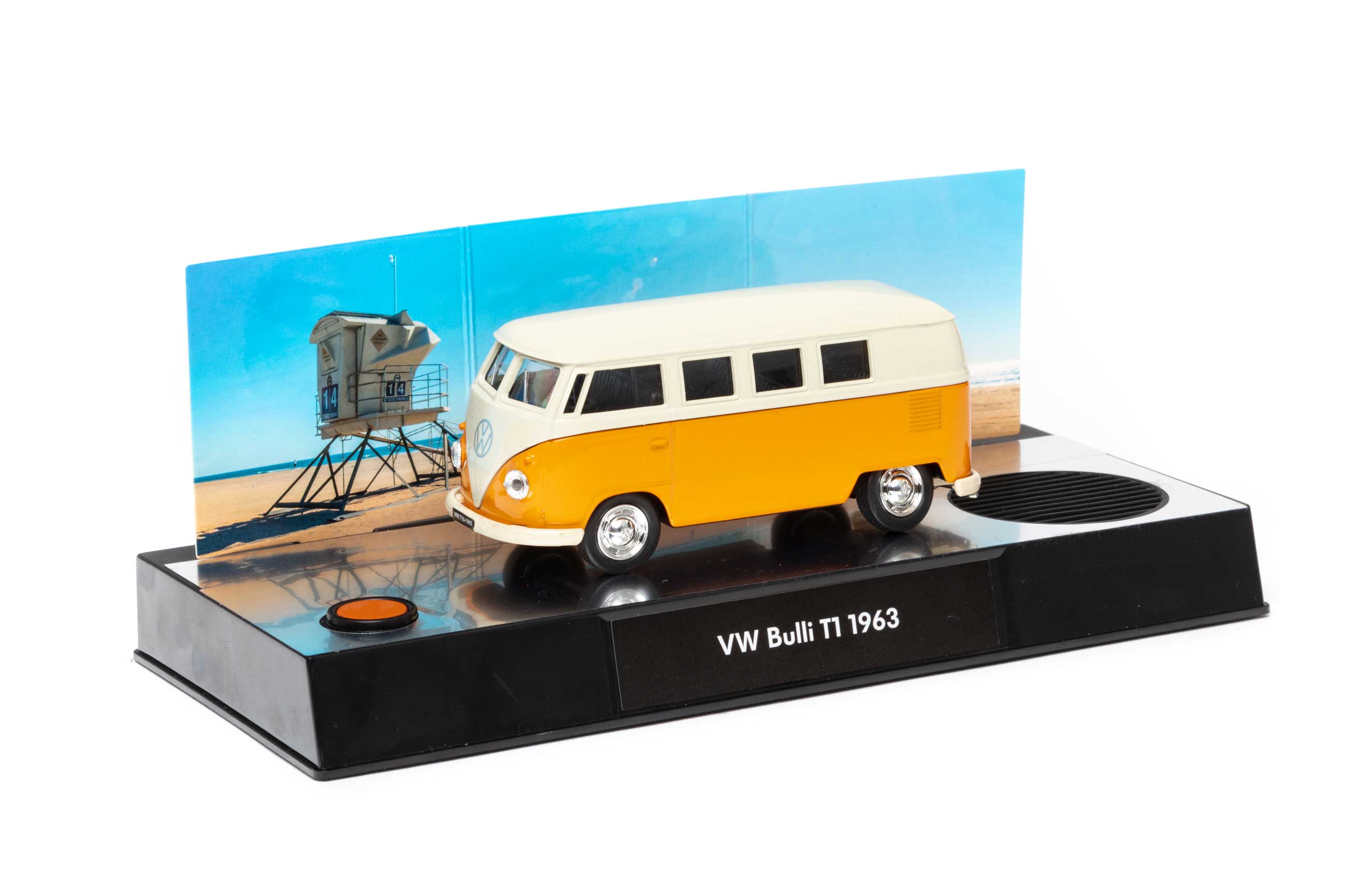 Adventskalender VW Bulli T1 - orange weiß 1:43