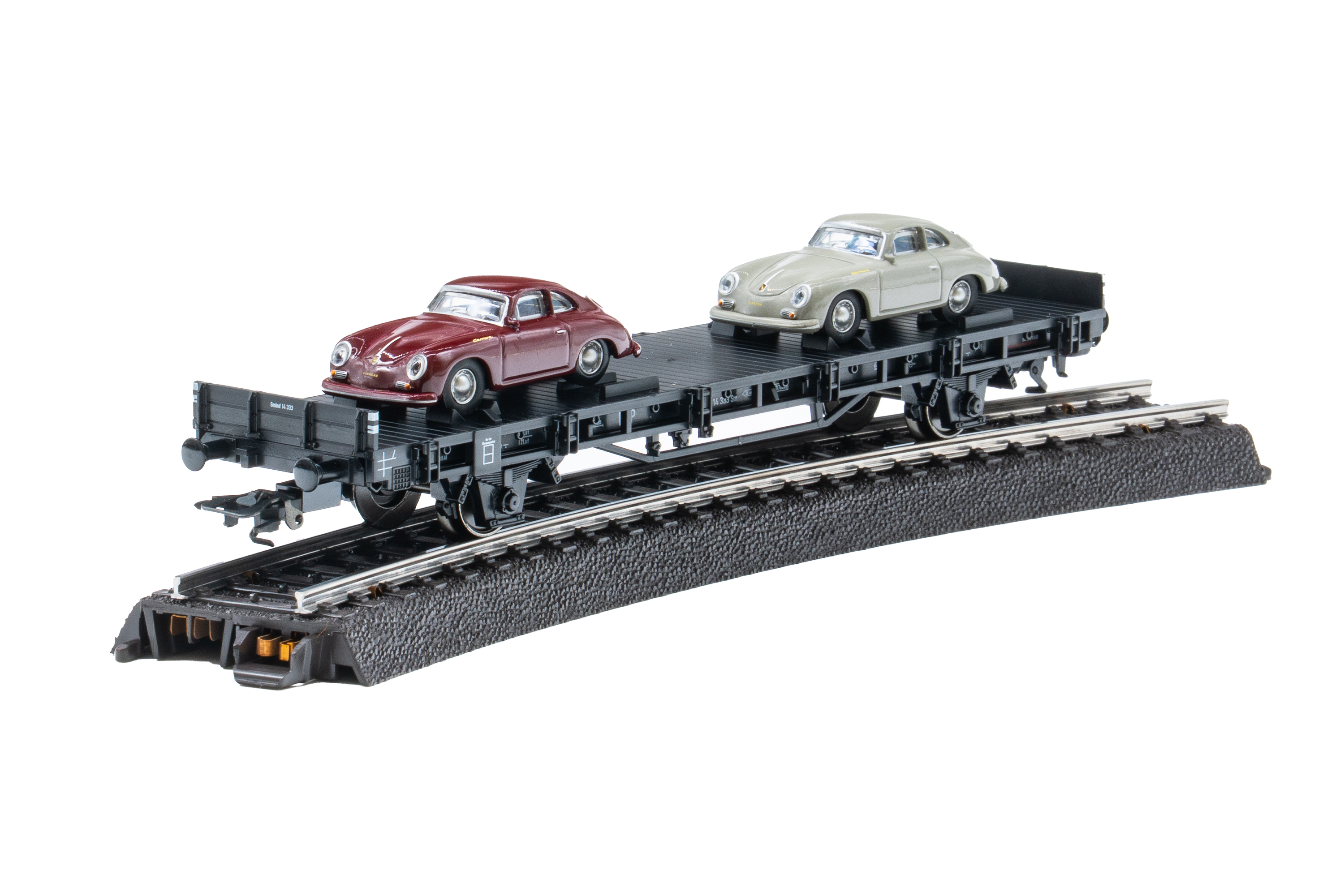 Märklin „Porsche 356 Fahrzeugtransport“ mit Diesellokomotive V 36  – Limitierte Traumwerk Jubiläumsedition auf 911 Stück