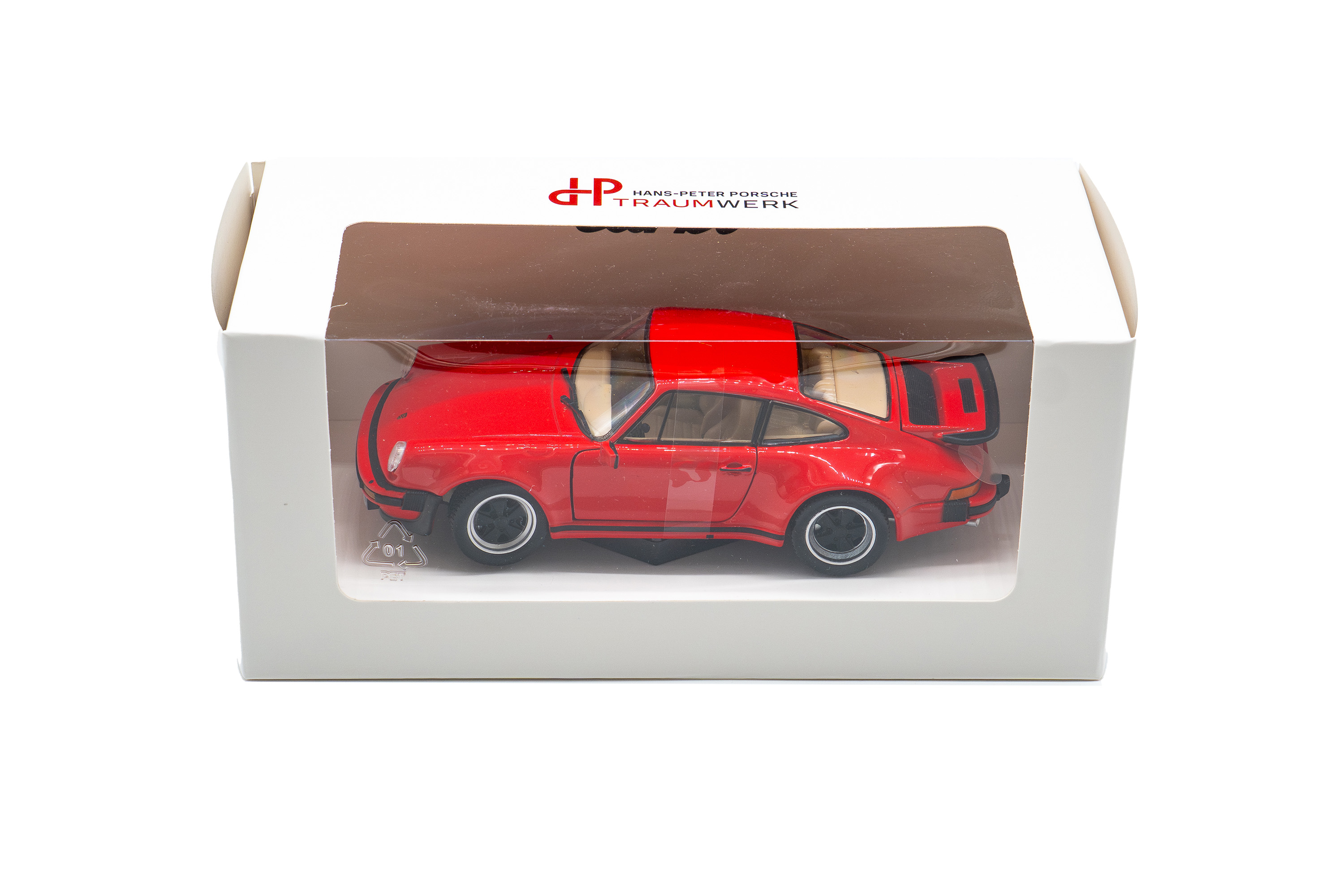 Porsche 911 Turbo (930) "Indisch Rot" – Traumwerk Sondermodell 1:24