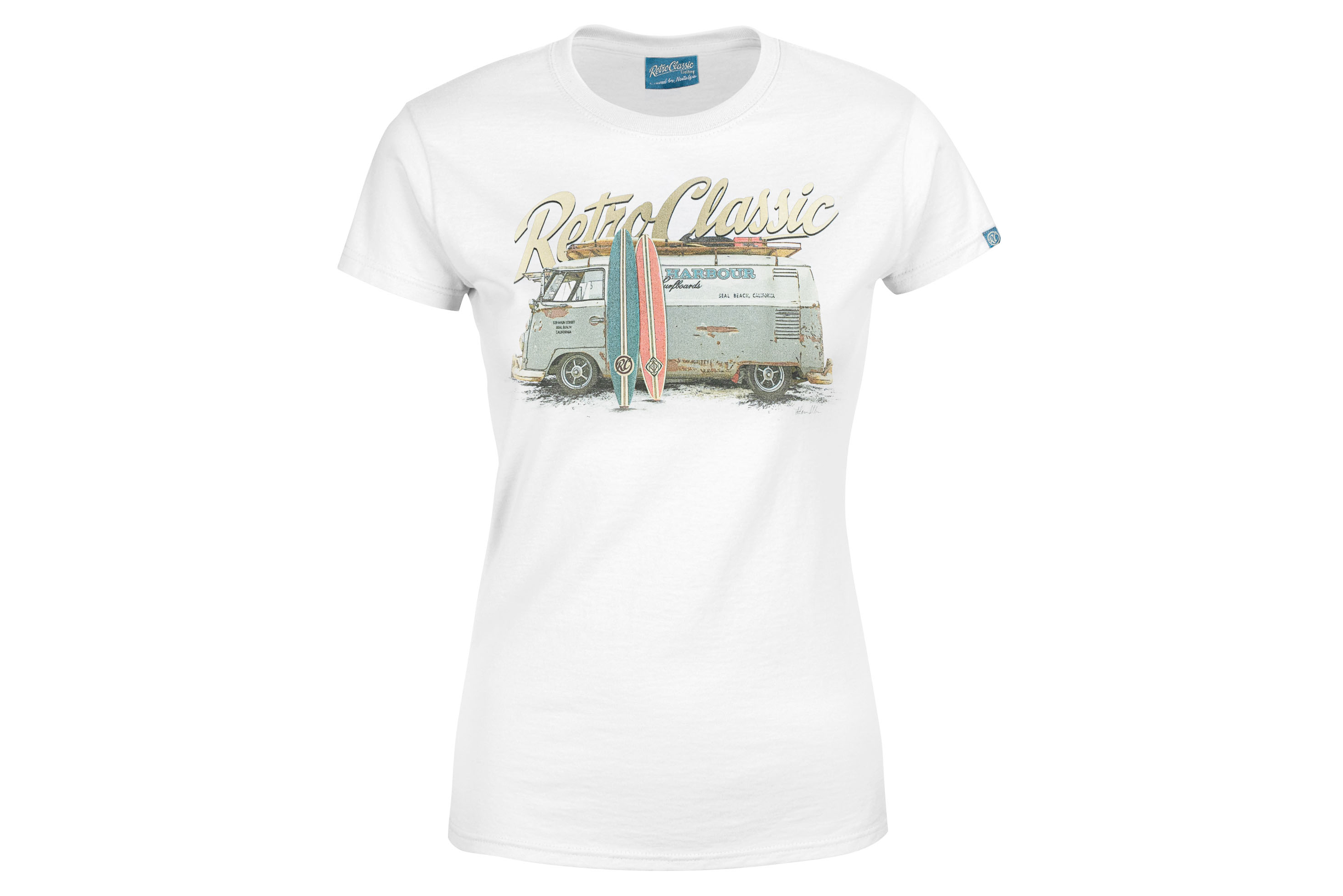 T-Shirt Damen - RetroClassic mit Rundhalsausschnitt