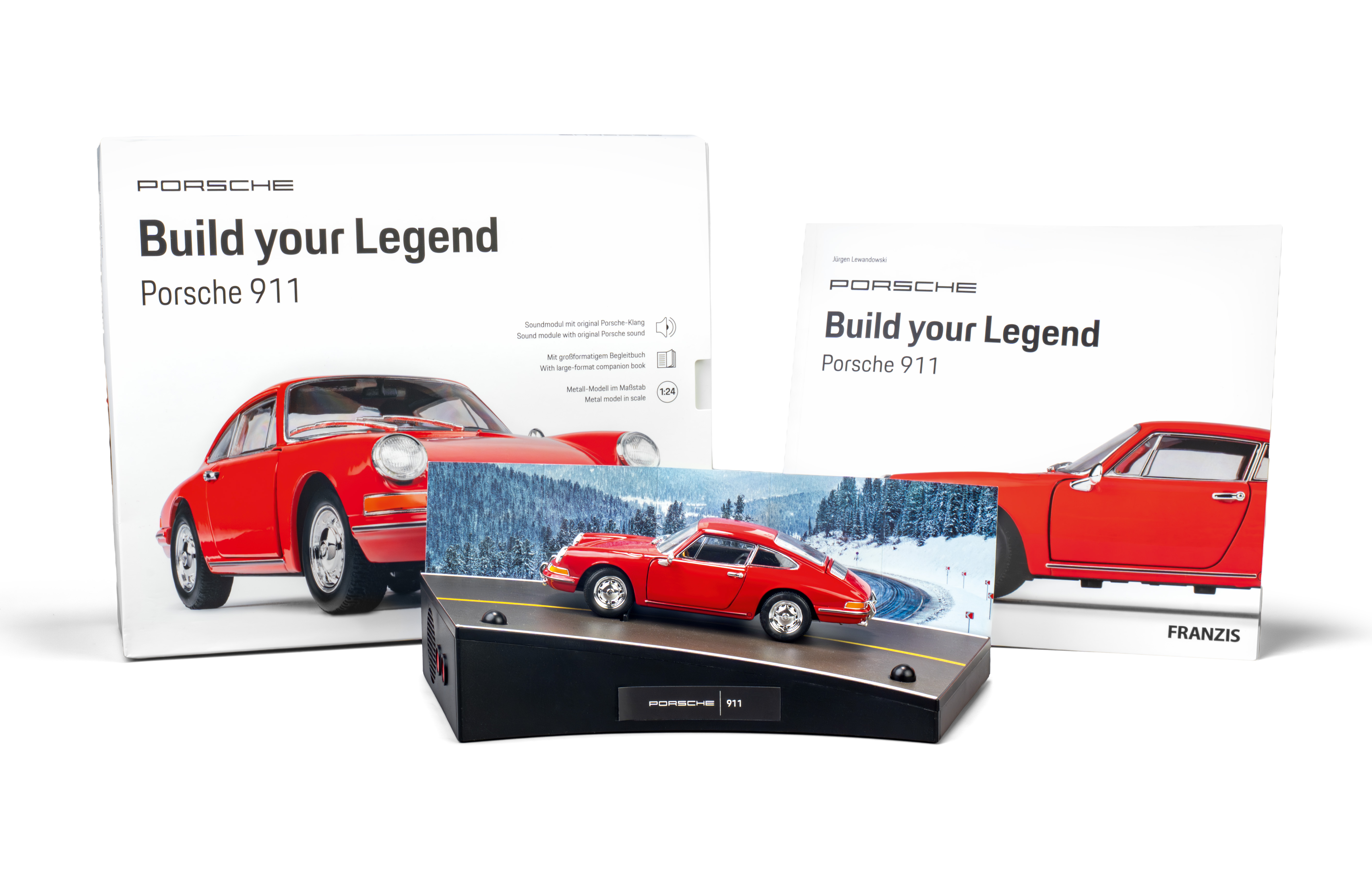Bausatz Porsche 911 Legend Rot Franzis