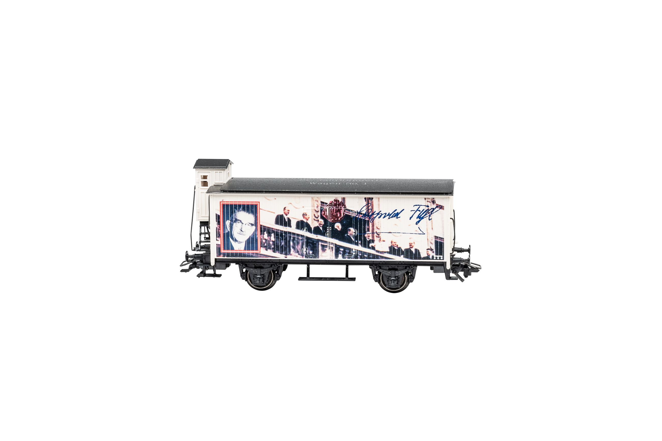 Märklin Güterwagen mit Bremserhaus Leopold Figl - H0