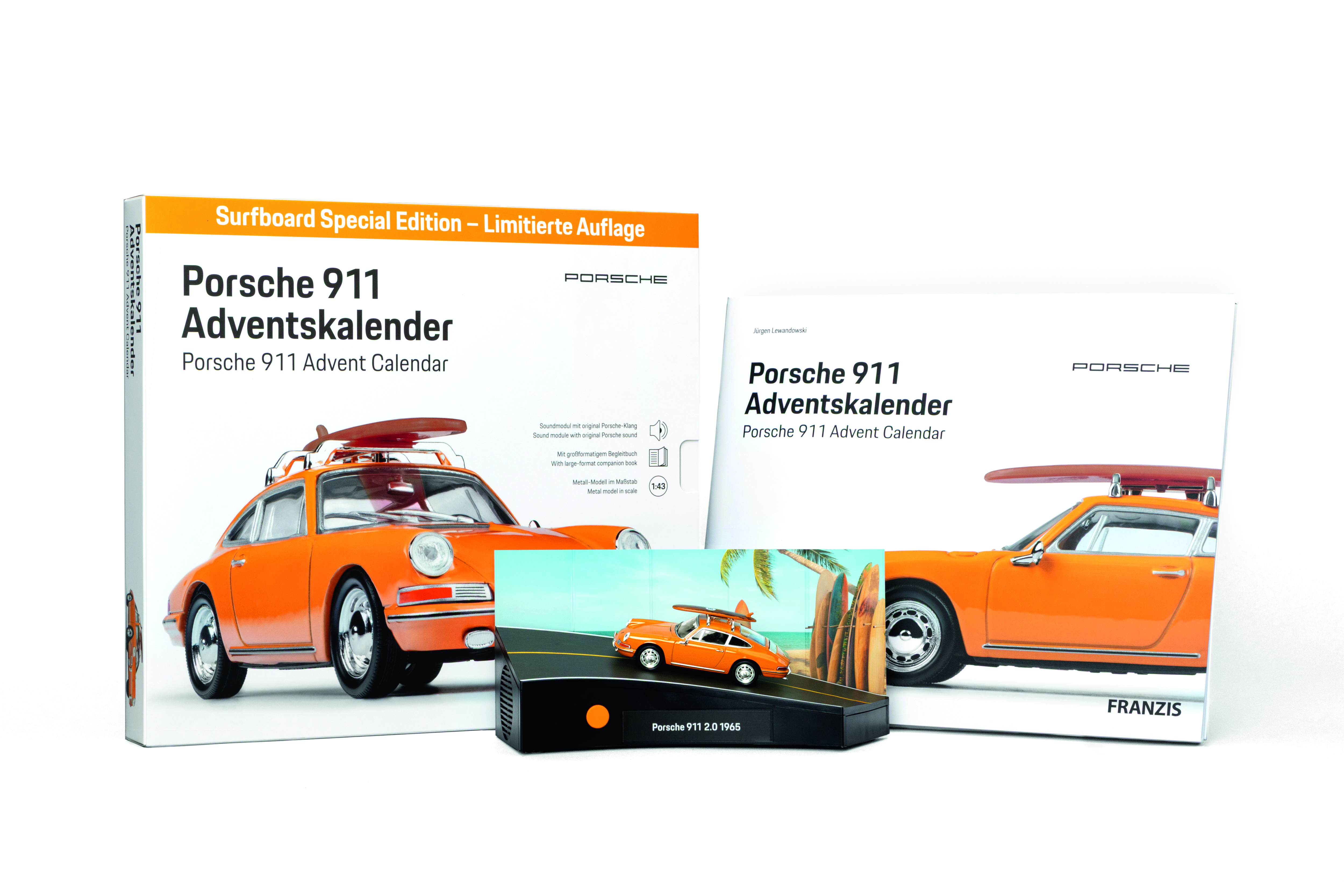 Porsche 911 Surfboard Adventskalender