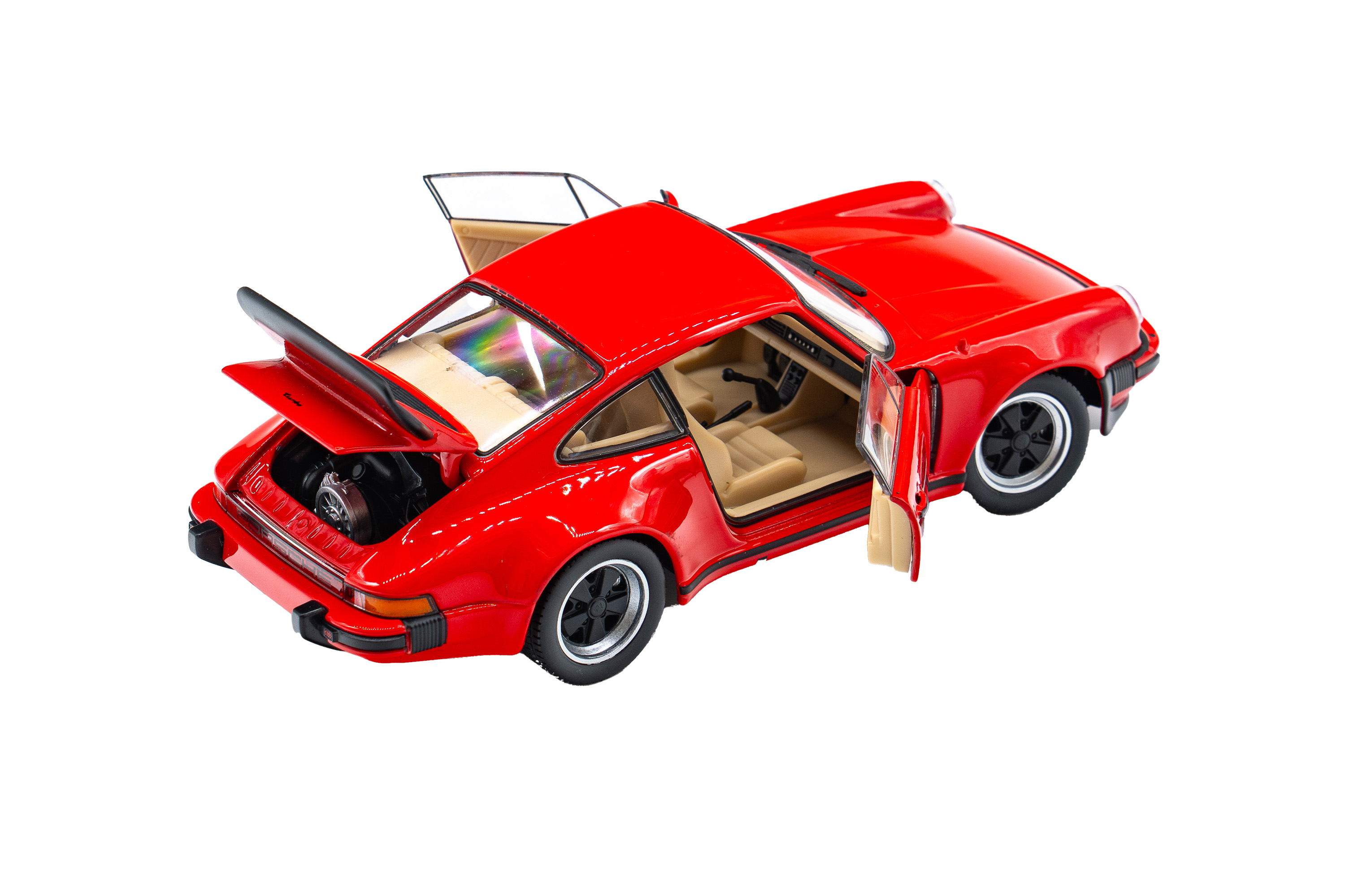 Porsche 911 Turbo (930) "Indisch Rot" – Traumwerk Sondermodell 1:24