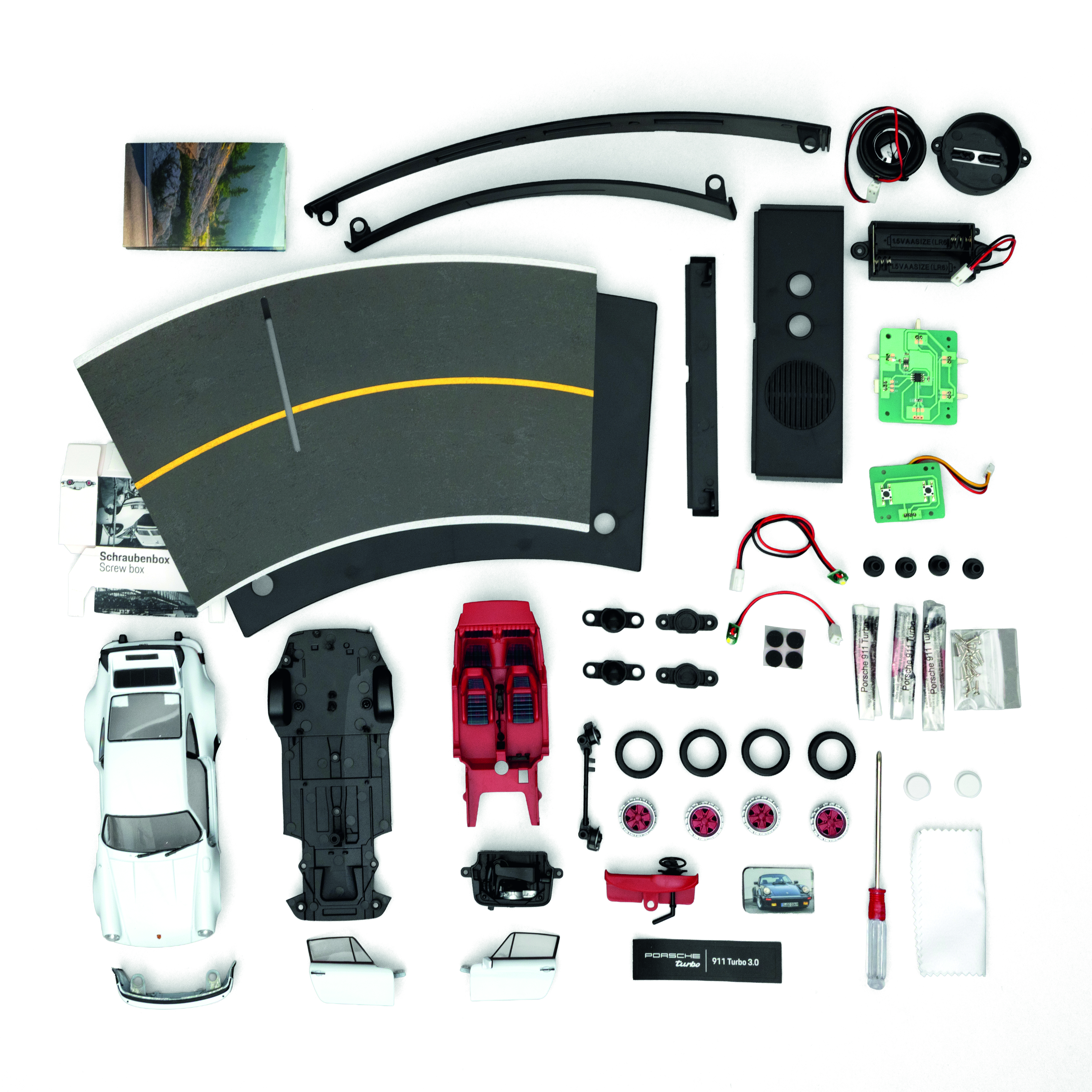 Porsche 911 Turbo Adventskalender 1:24 grandprixweiß