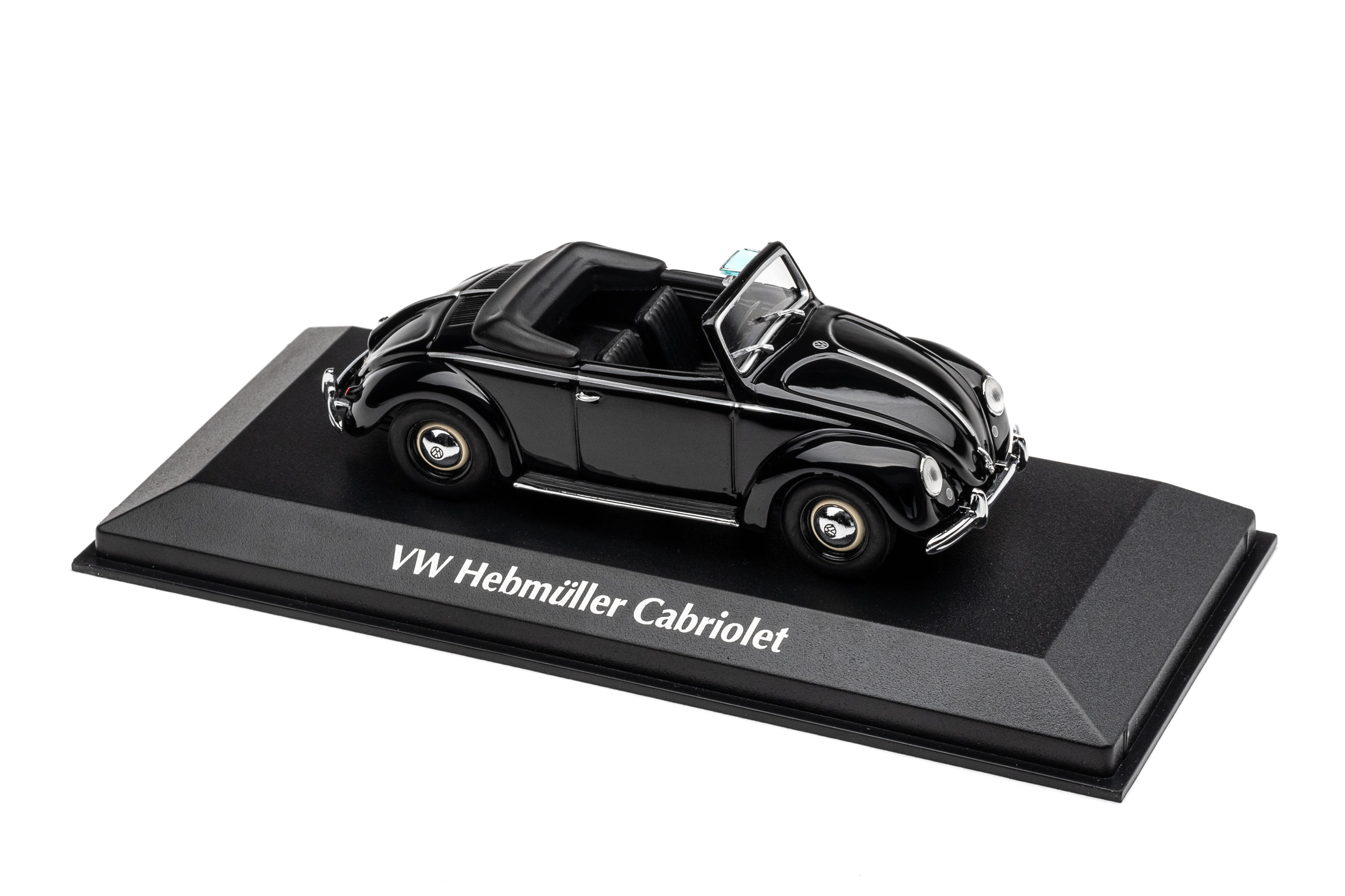VW Hebmüller Cabriolet 1950 Schwarz 1:43