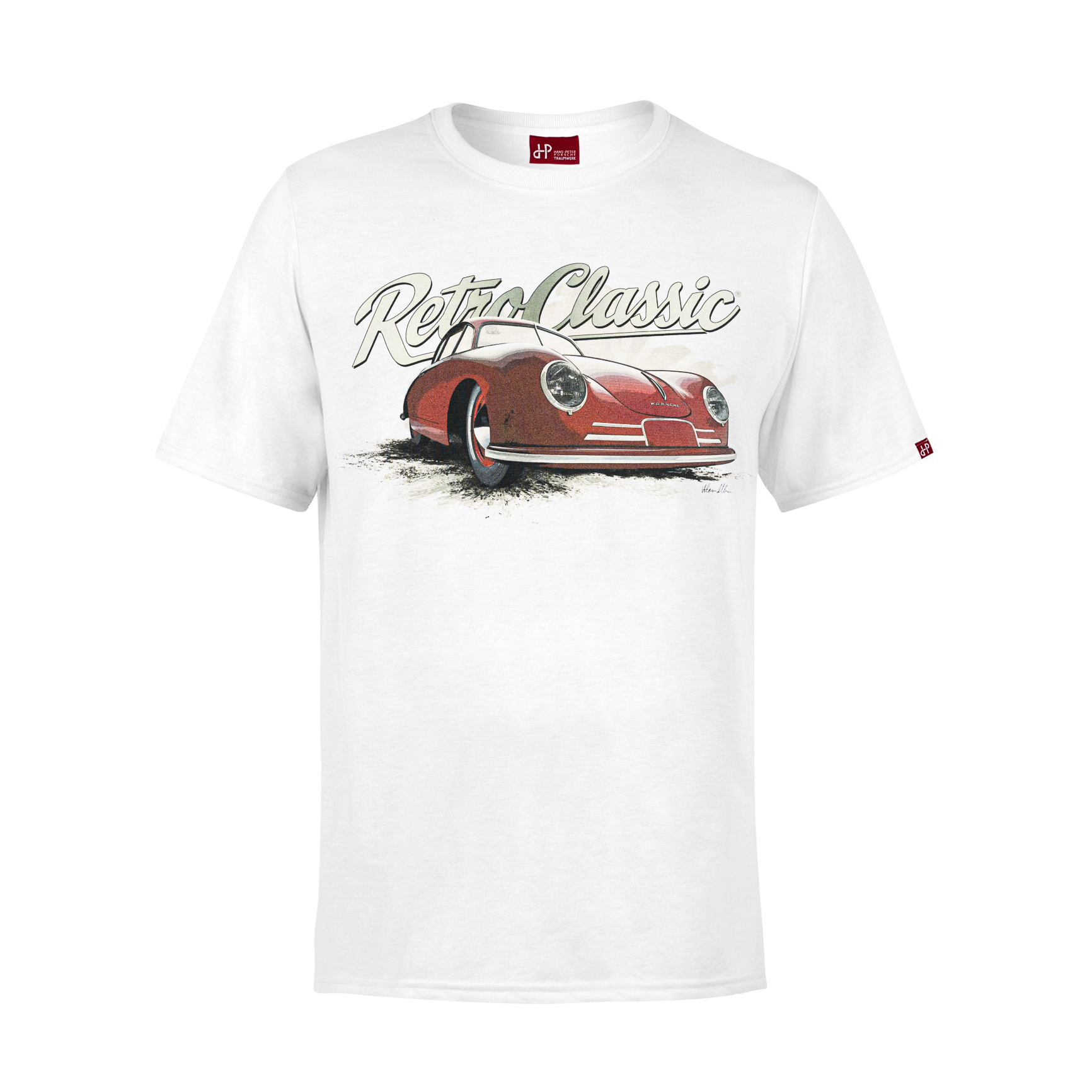 T-Shirt Herren - Retro Classic Porsche 356 Gmünd Coupé