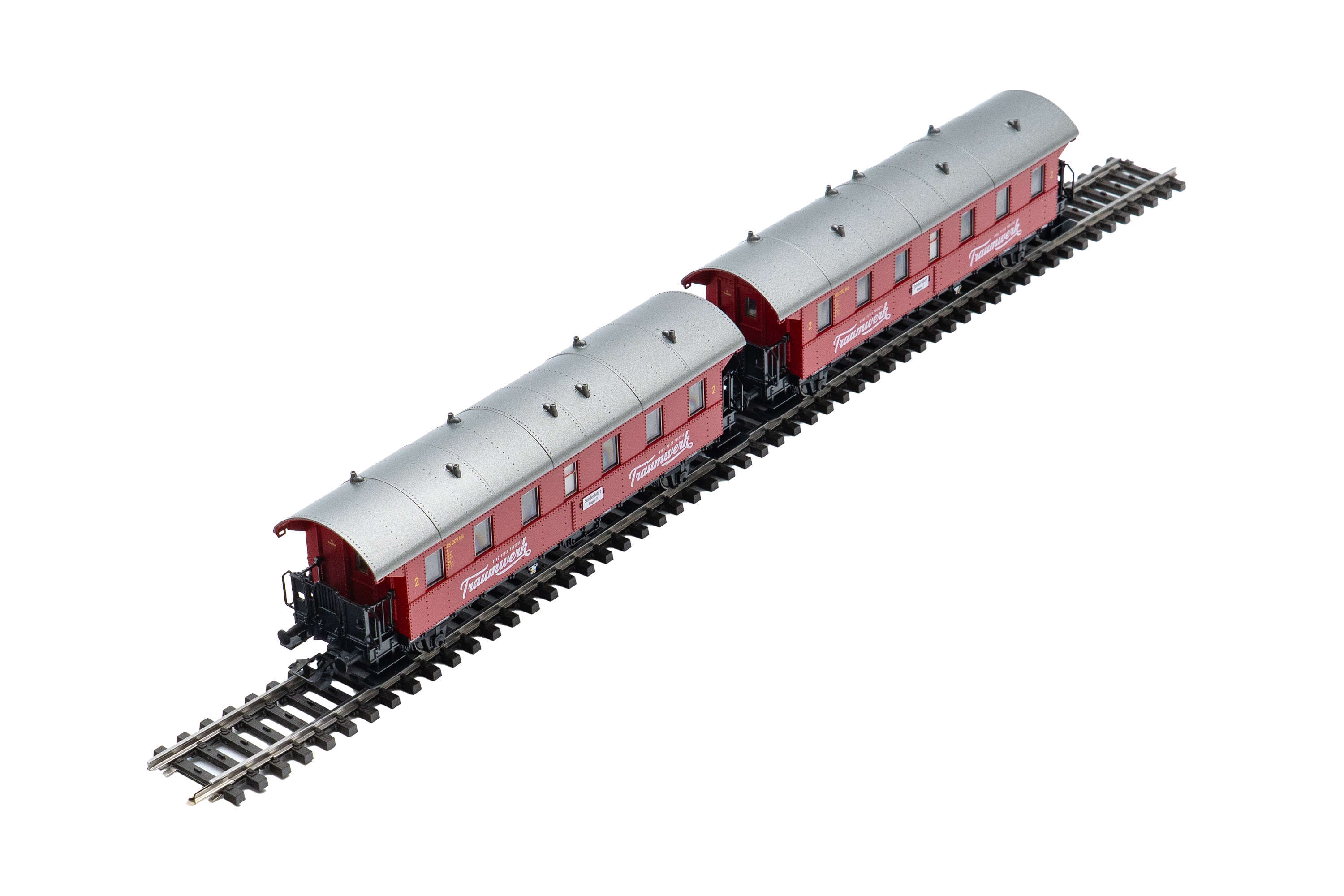 Märklin Personenwagen Bi "Donnerbüchse" in rubinrot - Set 1 Traumwerk Jubiläumsedition