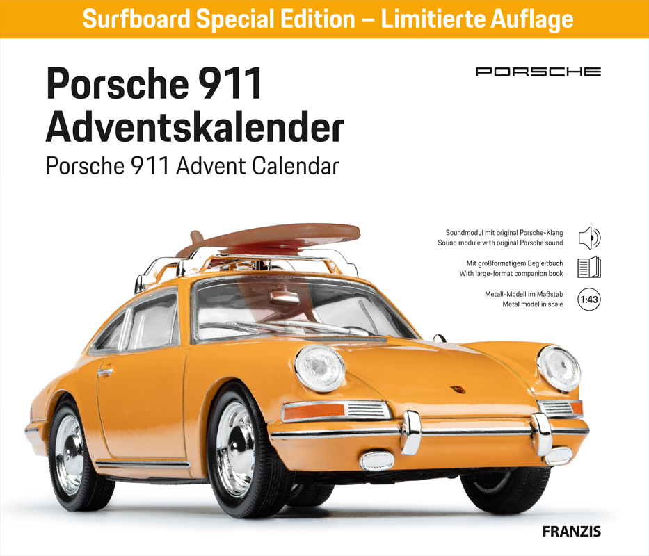 Porsche 911 Surfboard Adventskalender