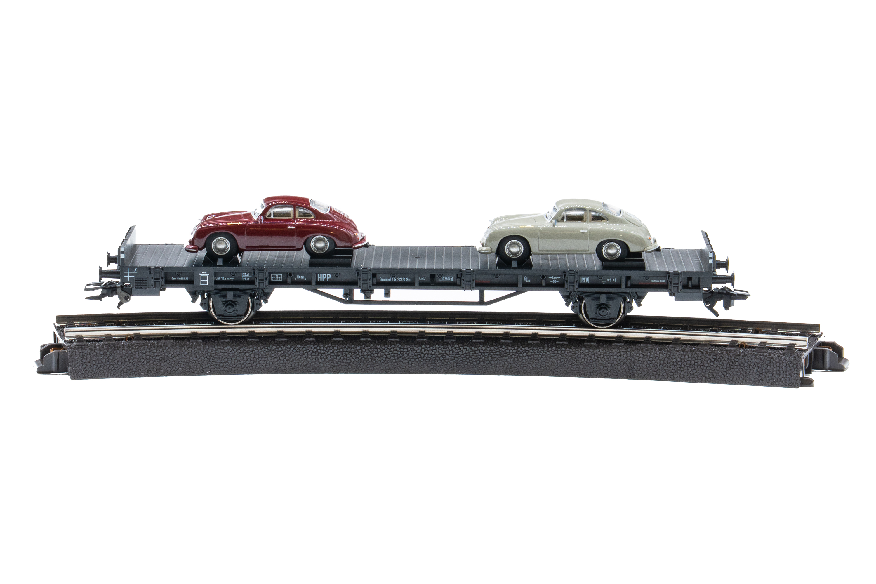 Märklin „Porsche 356 Fahrzeugtransport“ mit Diesellokomotive V 36  – Limitierte Traumwerk Jubiläumsedition auf 911 Stück
