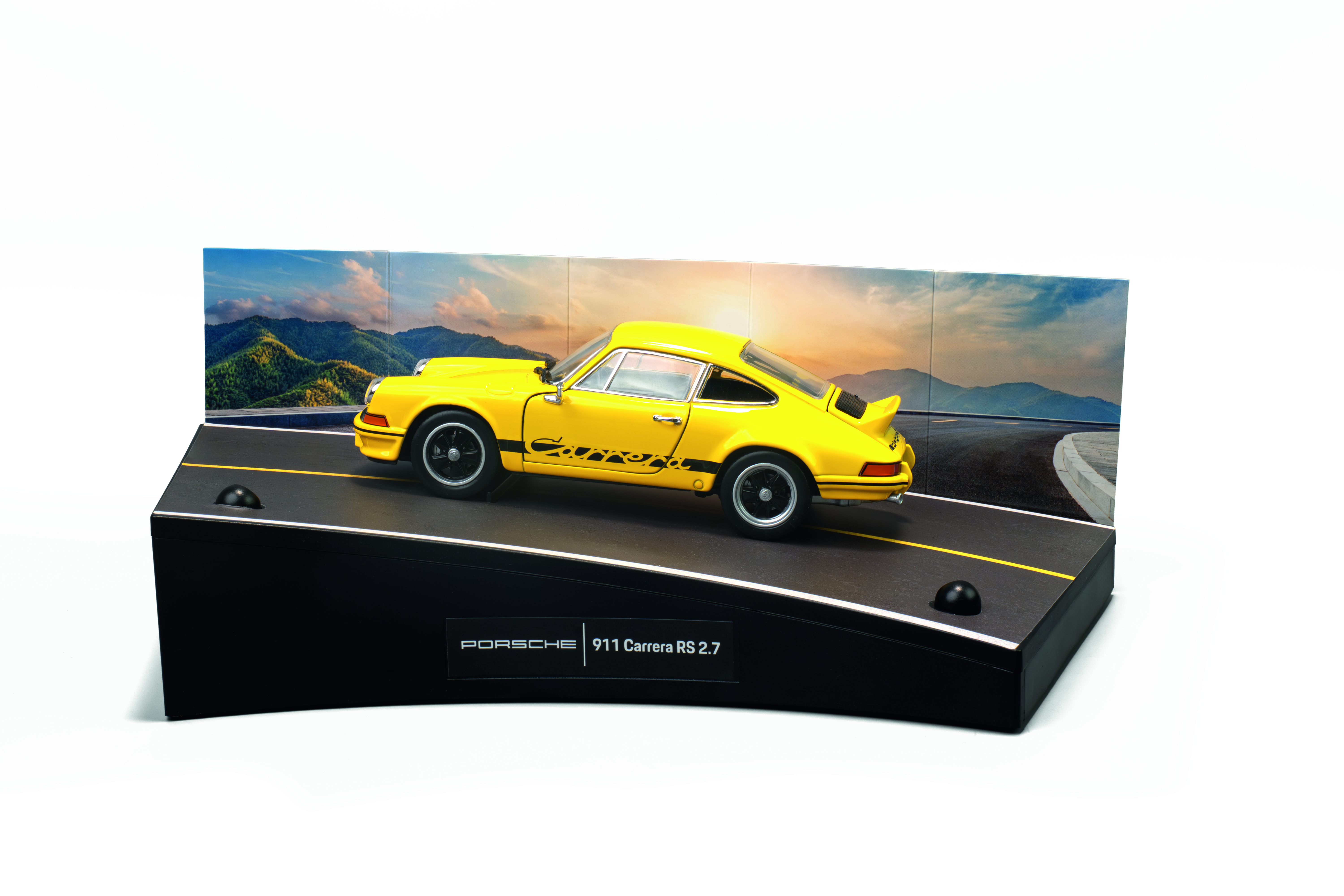 Porsche 911 Carrera RS 2.7 gelb Adventskalender