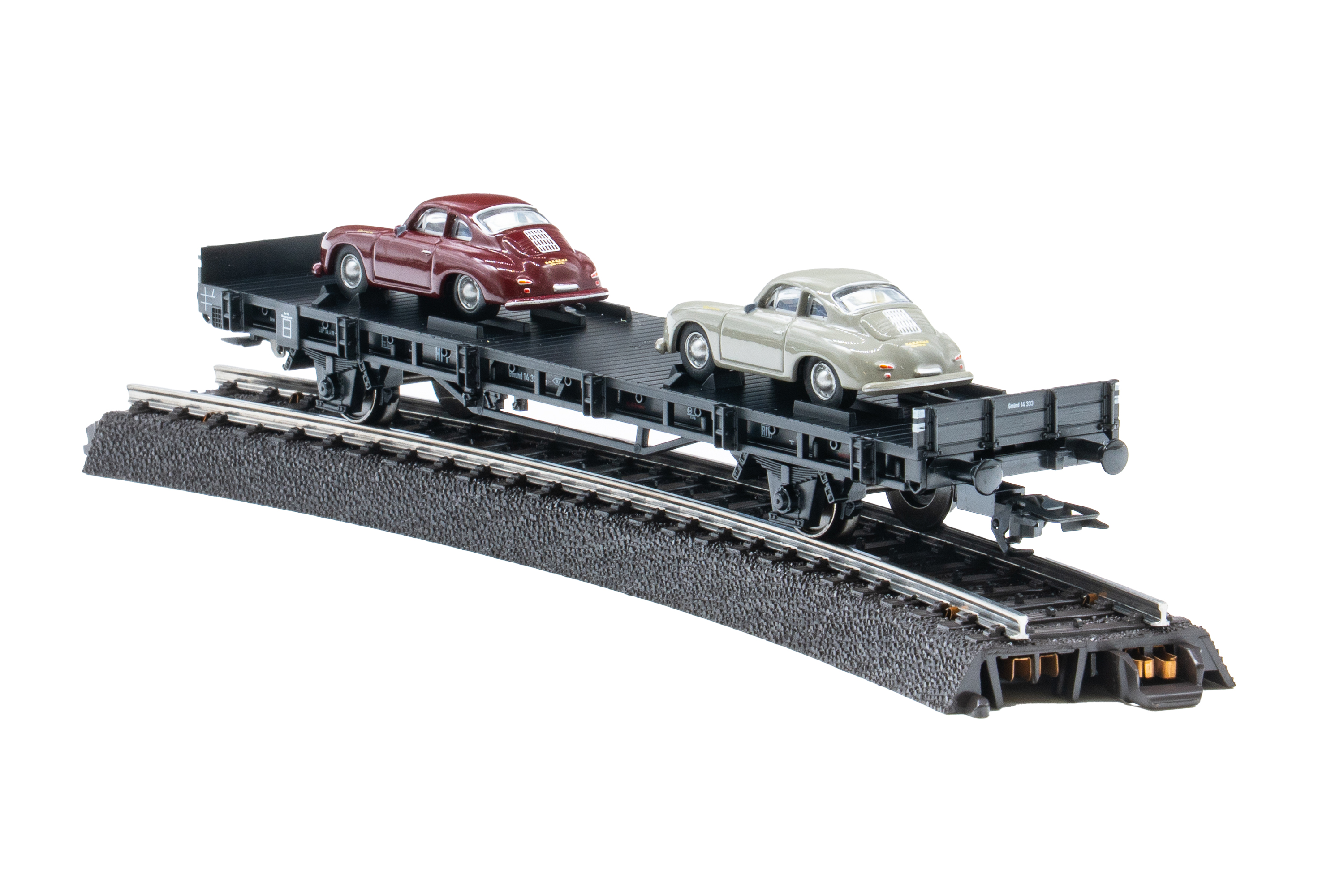 Märklin „Porsche 356 Fahrzeugtransport“ mit Diesellokomotive V 36  – Limitierte Traumwerk Jubiläumsedition auf 911 Stück