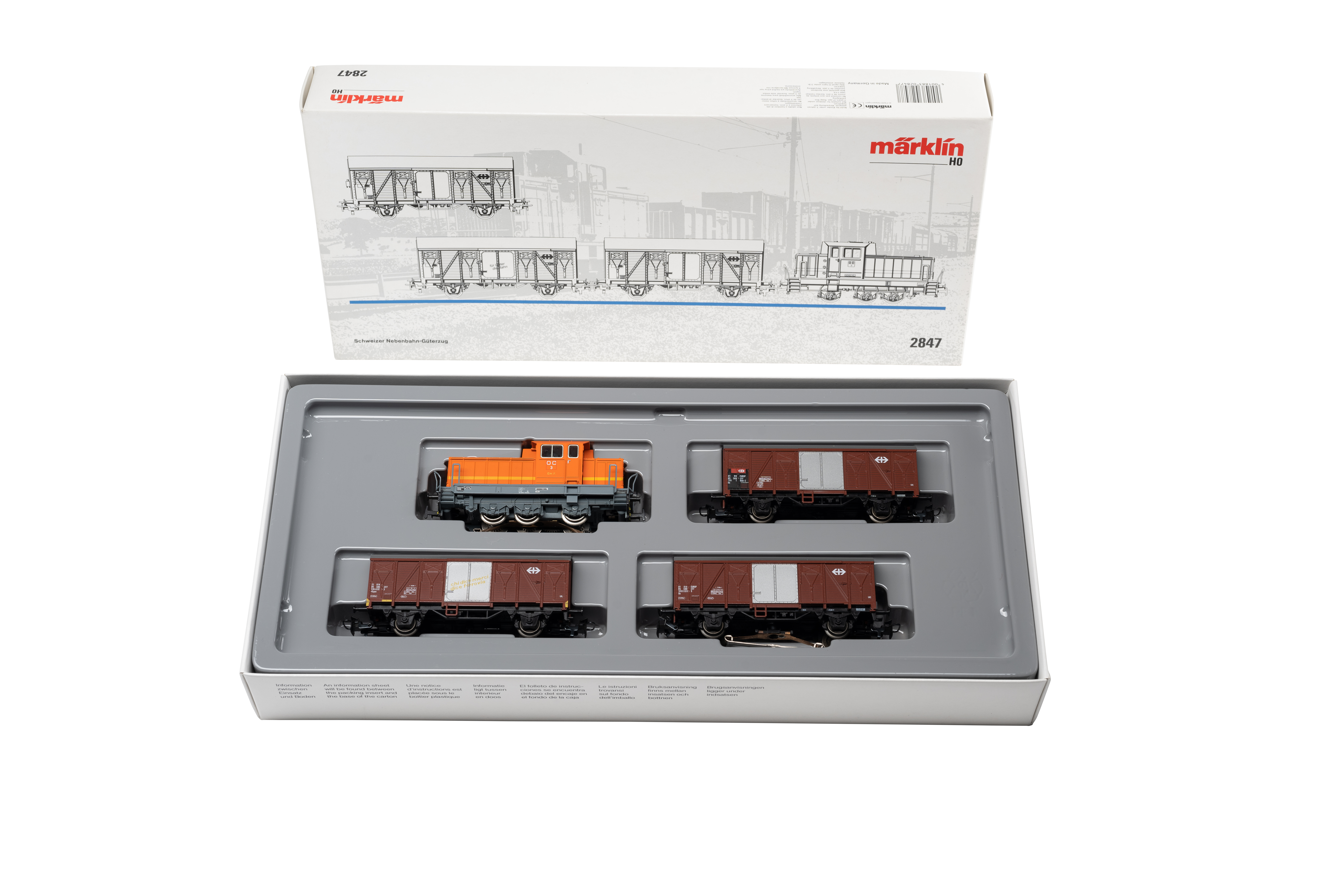 Märklin Güterzug Schweizer Nebenbahn - H0     
