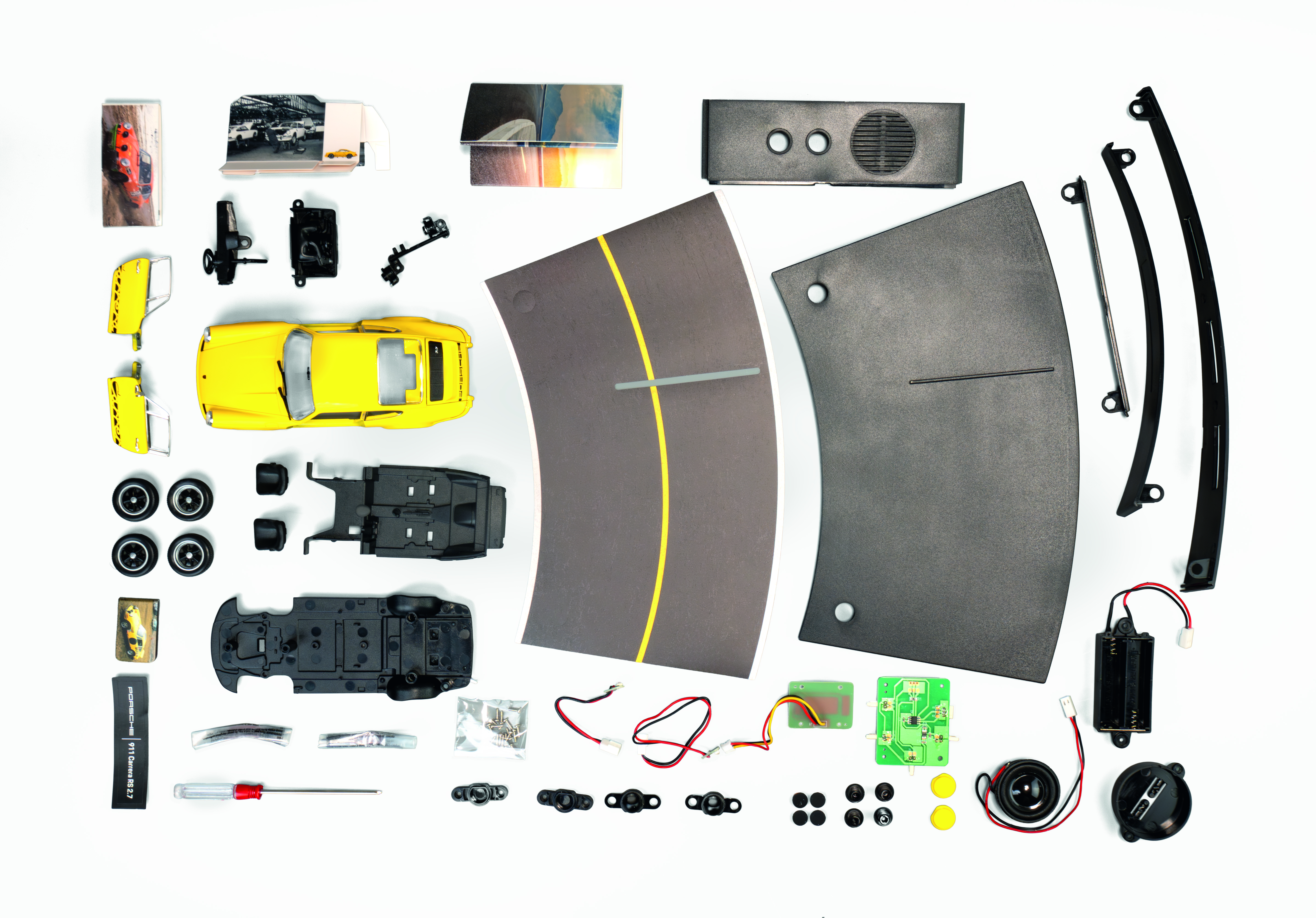 Porsche 911 Carrera RS 2.7 gelb Adventskalender