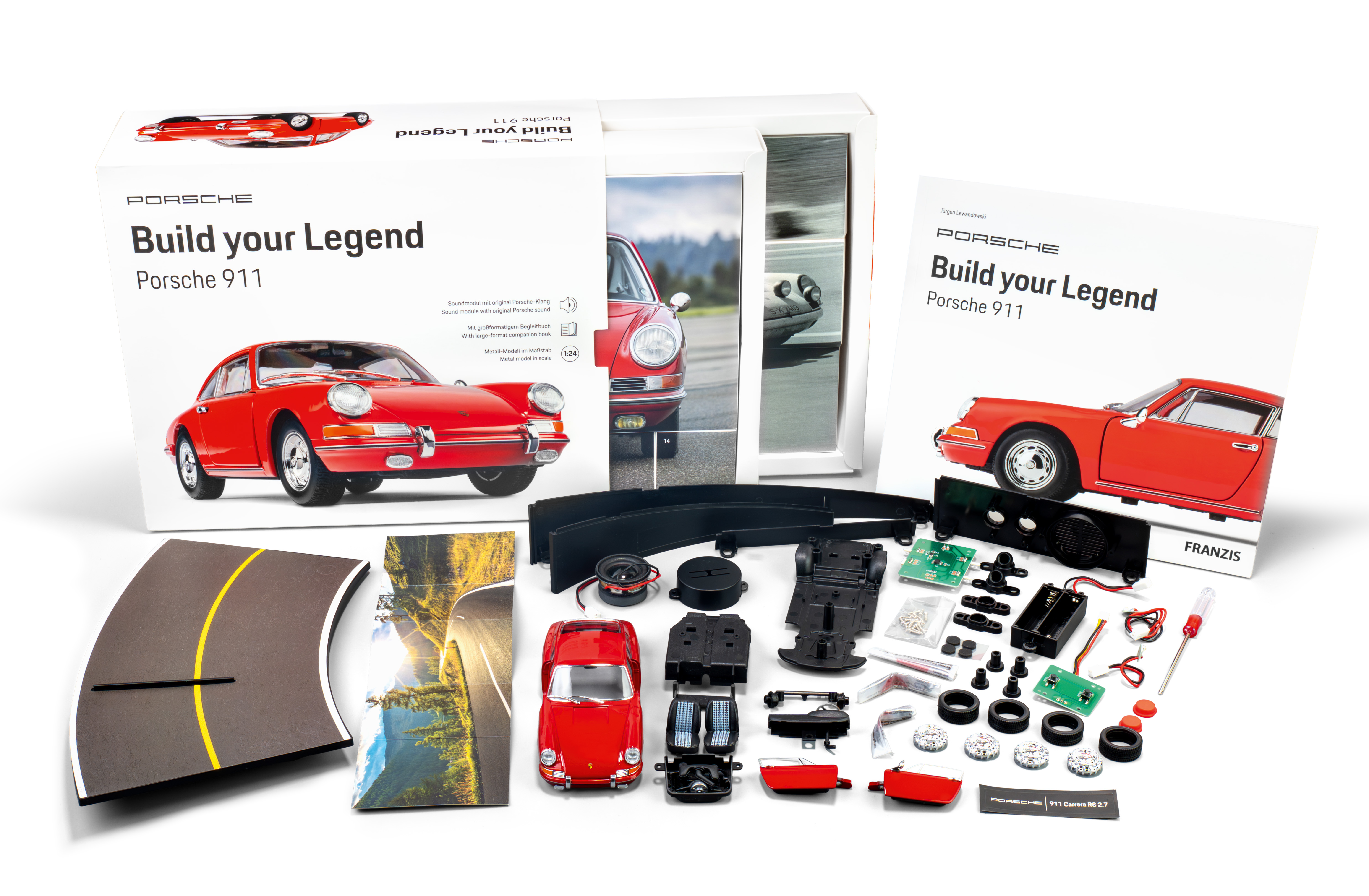 Bausatz Porsche 911 Legend Rot Franzis
